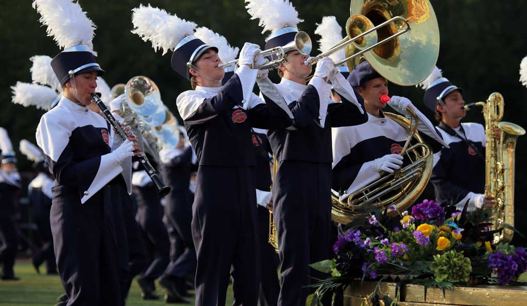 Oak Park-River Forest High School marching band September 2016