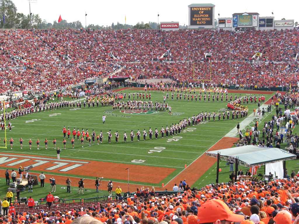 Marching Illini in Arlington Heights, Sept. 25