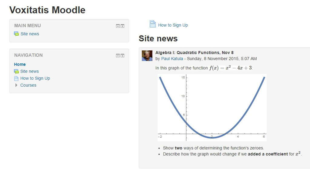 Voxitatis launches ‘Voxitatis Moodle’ for H.S. math