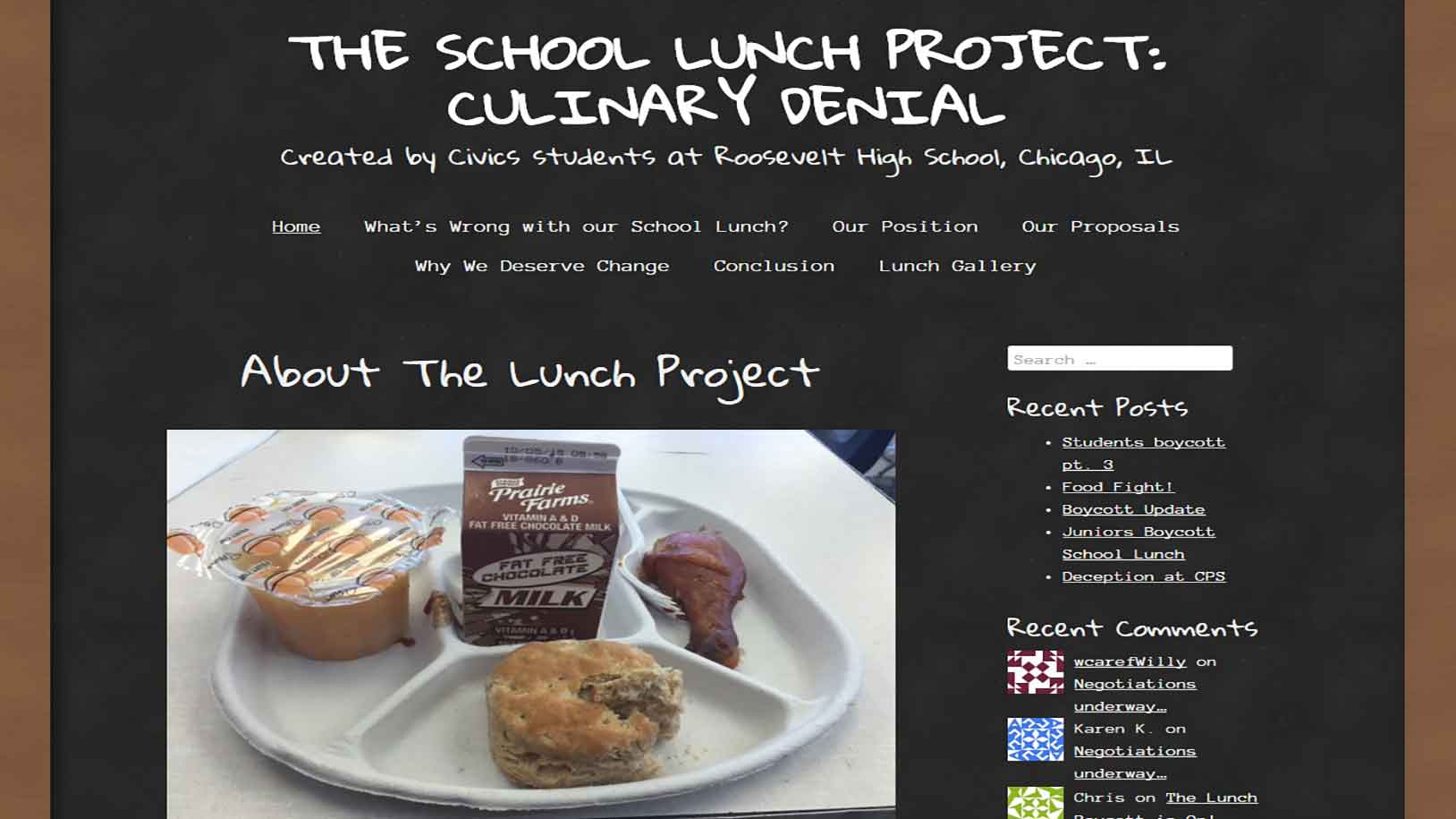 Chicago school lunch boycott sends a message