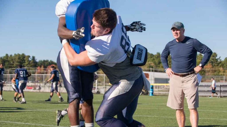 Imagine tackling drills without helmets