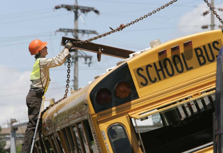 Md. looks at law to require seat belts on buses