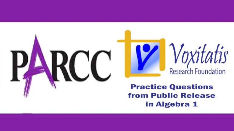 Algebra 1 PARCC question: linear functions