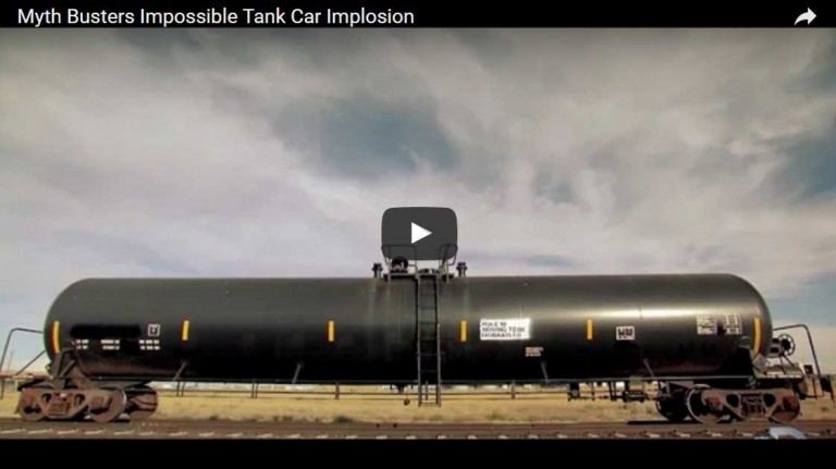 Railcar implosion physics stacks the deck