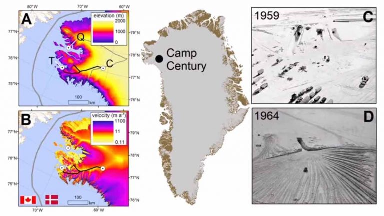 Melting Greenland ice could expose nuclear waste