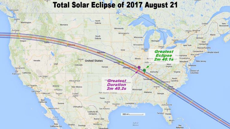 Total solar eclipse exactly one year away