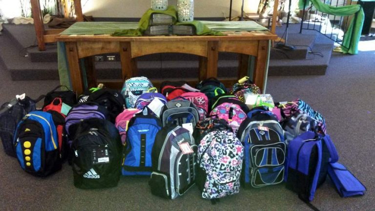 Suburbanites donate school supplies to homeless
