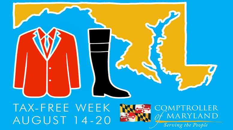 Tax-free week starts Sunday in Maryland