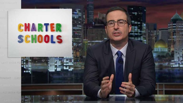 Comedian John Oliver says charters are corrupt