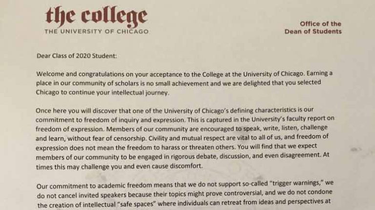 We tip our hats to the U. of C.