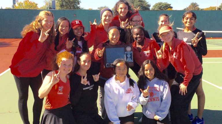 4th straight girls’ tennis title at Hinsdale Central
