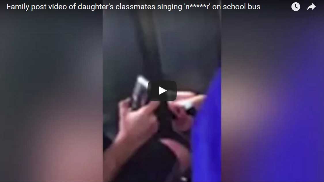 Racist remarks chanted on a Md. school bus