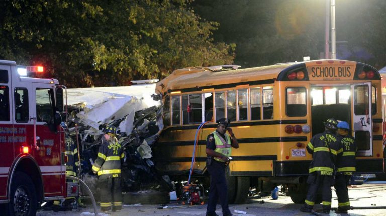 Buses crash head-on in Baltimore, killing 6