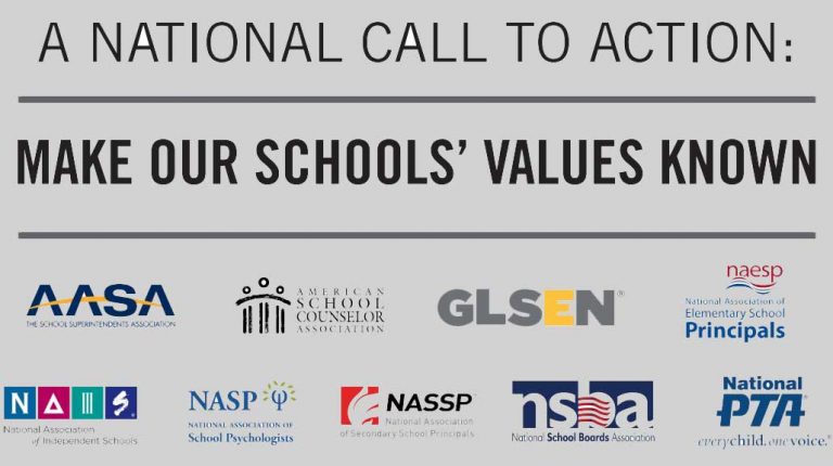 School leaders condemn racist bias & violence