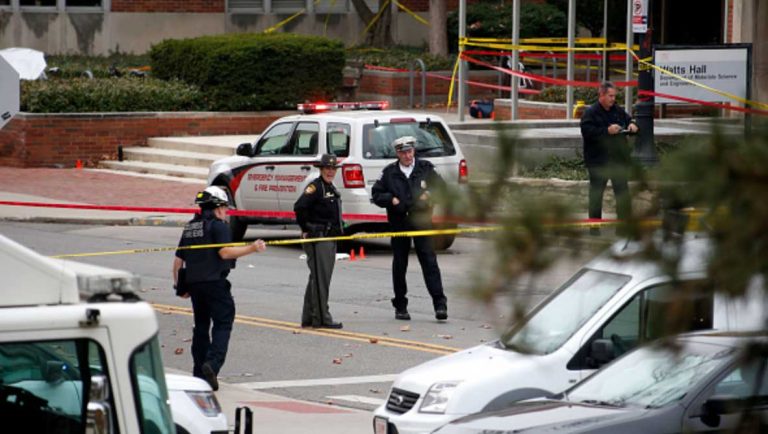 Car, knife attack injures 11 at Ohio State