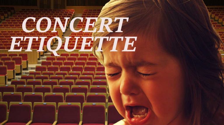 Should you bring a baby to a concert?
