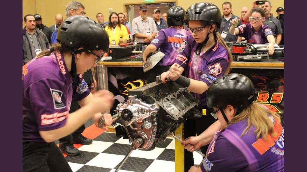 Girls in Belvidere sure know how to build a motor