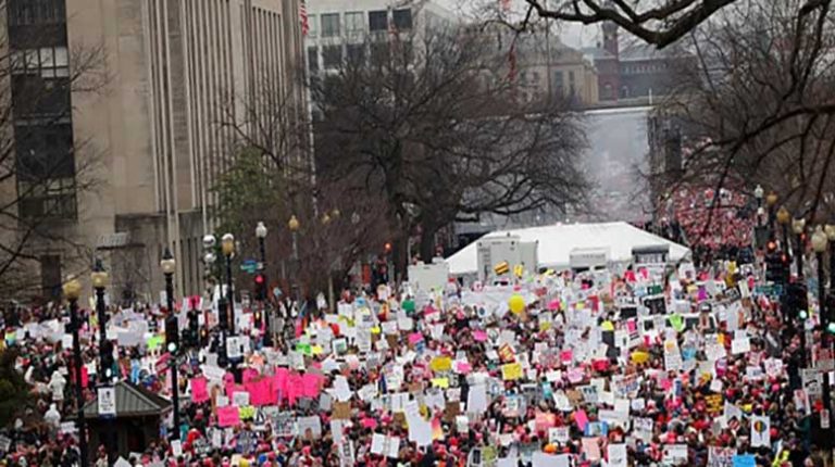 Women around the world march in protest