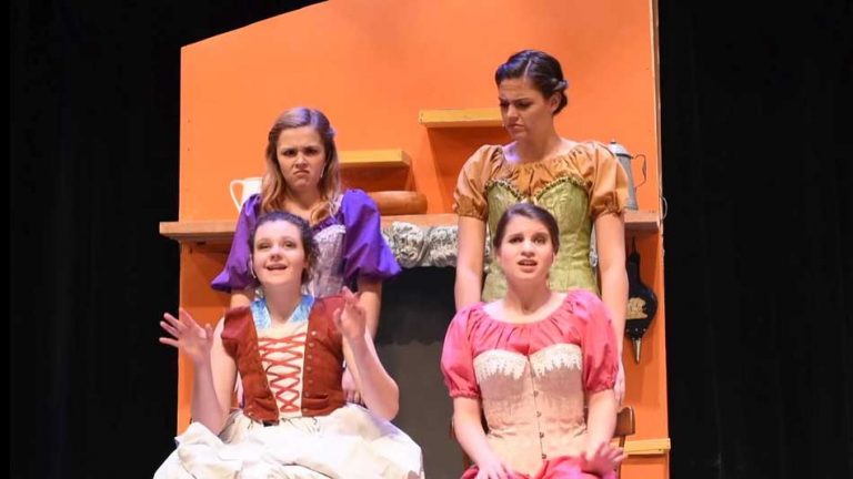 Cinderella on stage near UNC-Chapel Hill