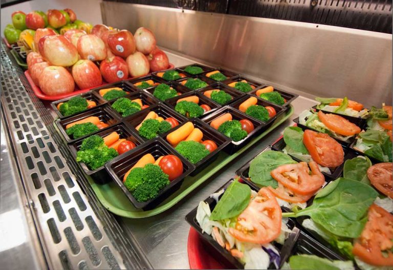 Convincing kids to choose salad in the lunch line