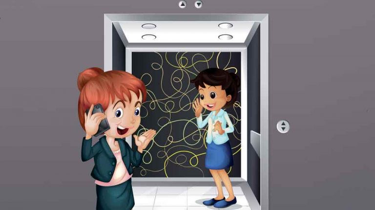 School elevators can bring out stereotypical behavior