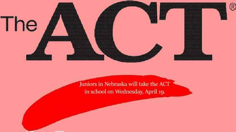 Nebraska juniors will take the ACT on April 19