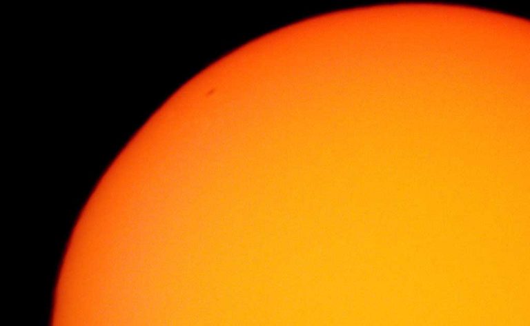Sunspot moved from where it was 3 days ago