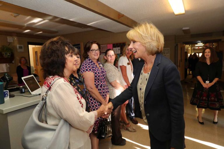 DeVos wants US to rethink schools’ mundane malaise