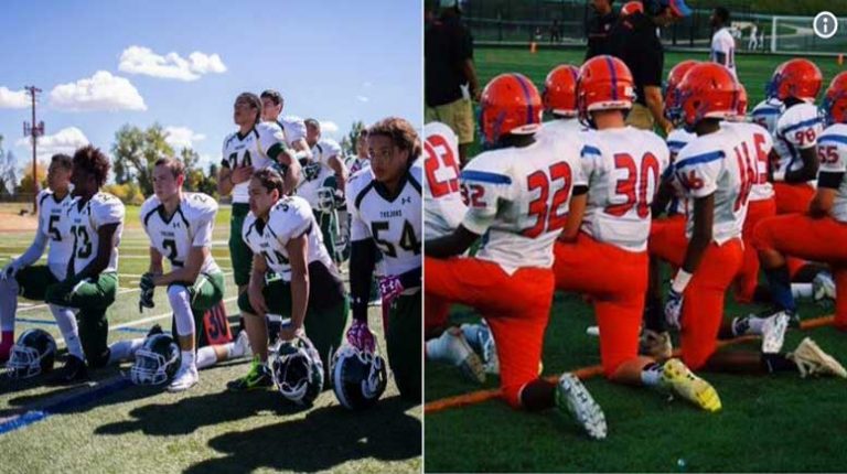 A warning: Taking a knee is protected speech