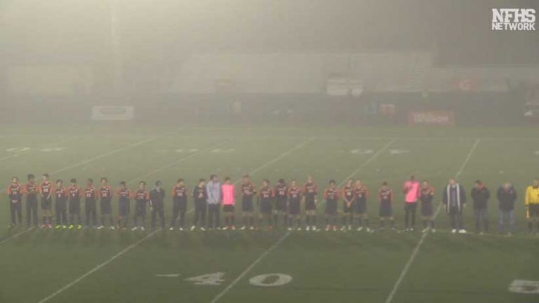 Boys’ soccer in fog: old hat in 3A, 1st ever in 2A