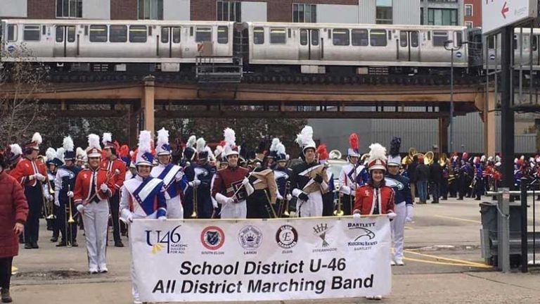76 trombones possible in U-46 unified marching band