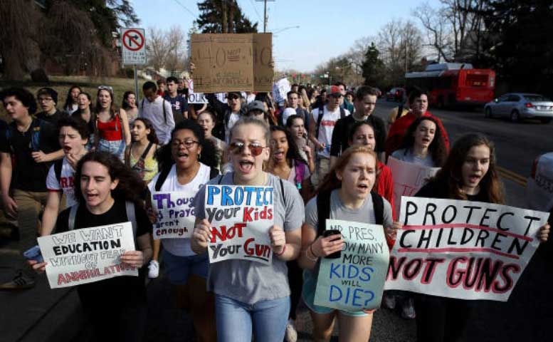 Trump listens; parents & students talk school safety