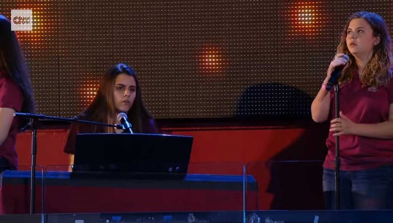 Students step into the gun debate with a song