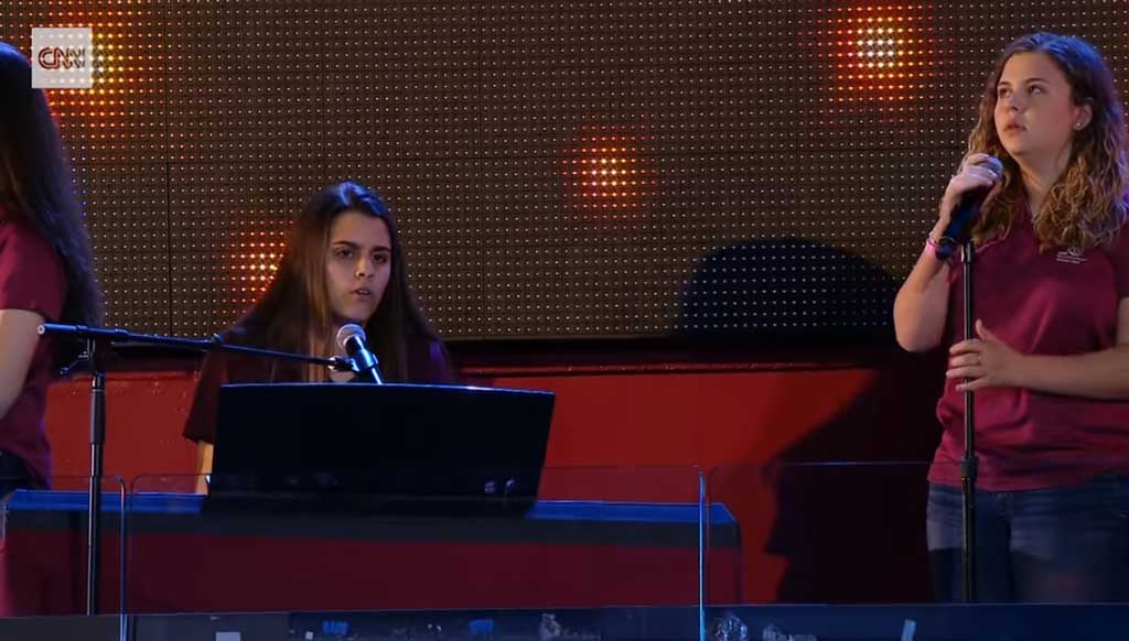 Students step into the gun debate with a song