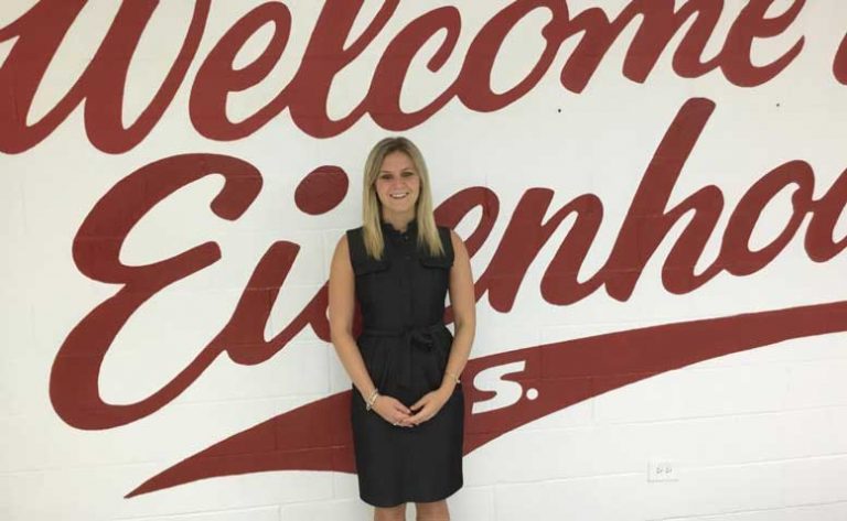 1st female athletic director at Eisenhower