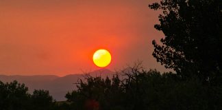 Smoke from Calif. paints the East Coast sun