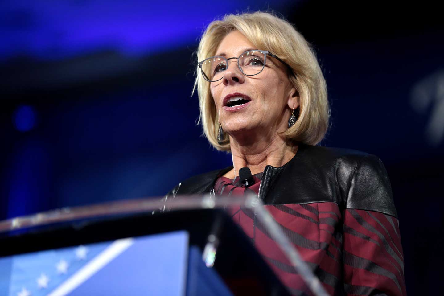 Betsy DeVos speaks about the road ahead