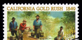 Historic Calif. town in ashes; high school still standing