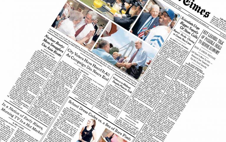 On the day front pages changed forever