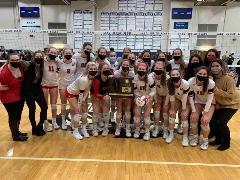 IL girls’ volleyball gives Metea Valley 1st state title