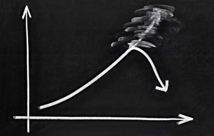 chalk-downward-trend