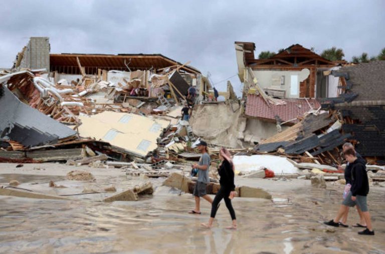 Hurricane Nicole lays waste to Florida coast