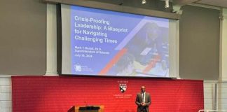 Anne Arundel supt. speaks to principals at Harvard