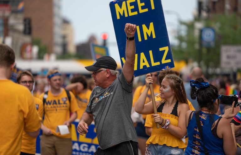 Harris picks a former high school teacher for V.P.