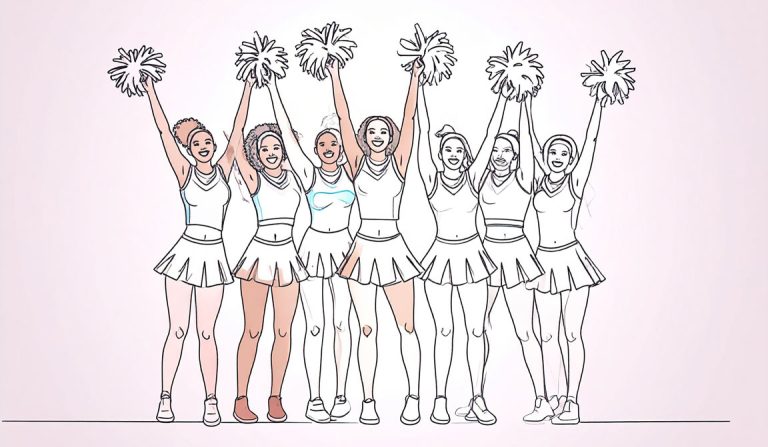 Beyond the sidelines, a cheer coach has an impact