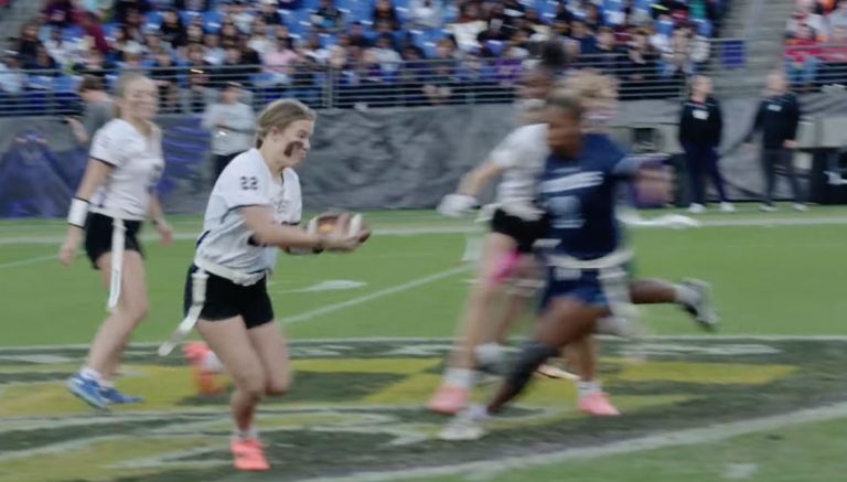 Girls’ flag football is exploding right now