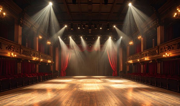 spotlights-on-stage